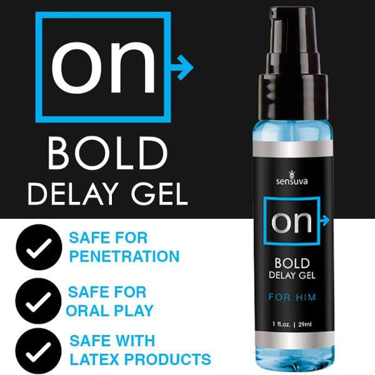 Sensuva Bold Delay Gel