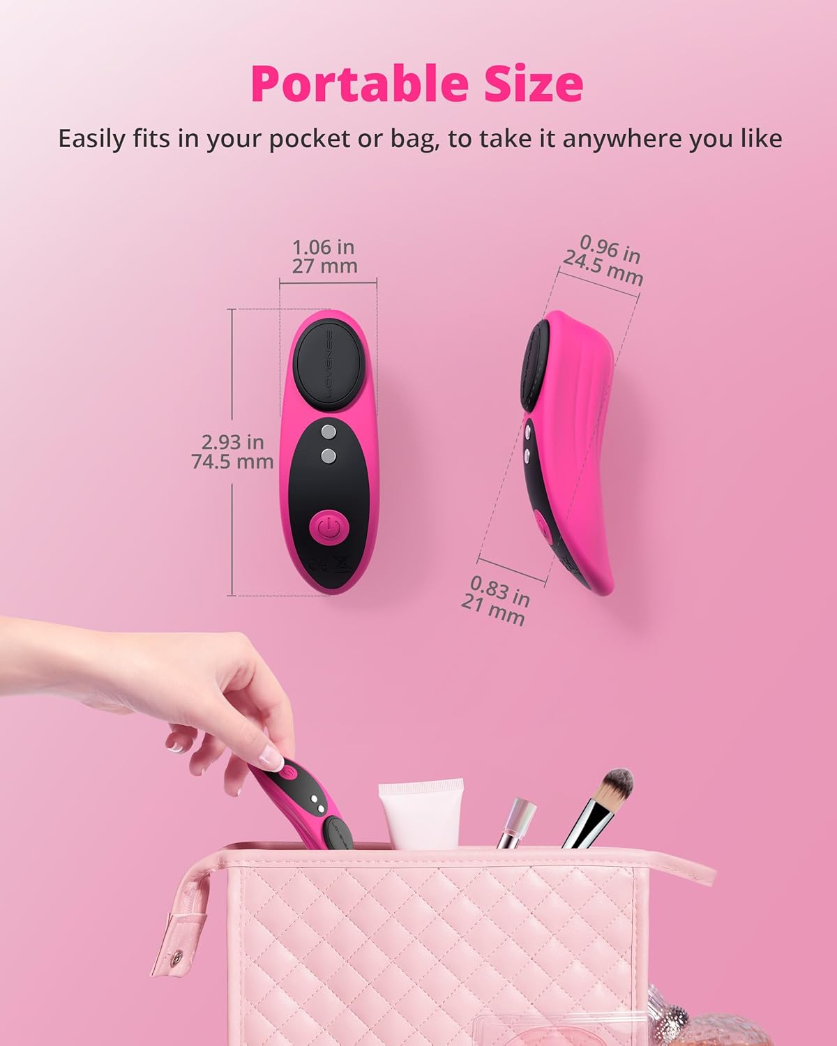 Lovense Ferri App Compatible Silicone Panty Vibe