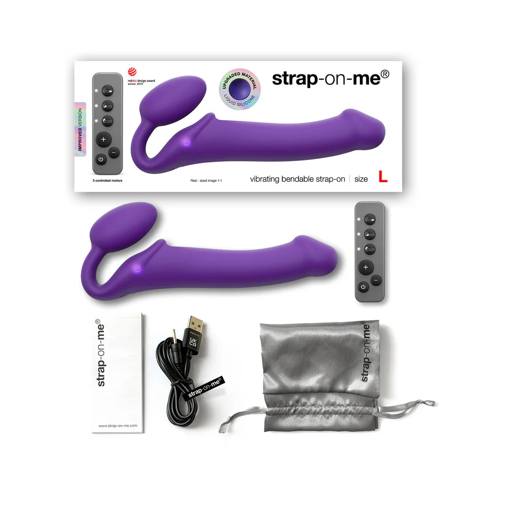 Strap-On-Me Remote-Controlled Bendable Strap-On