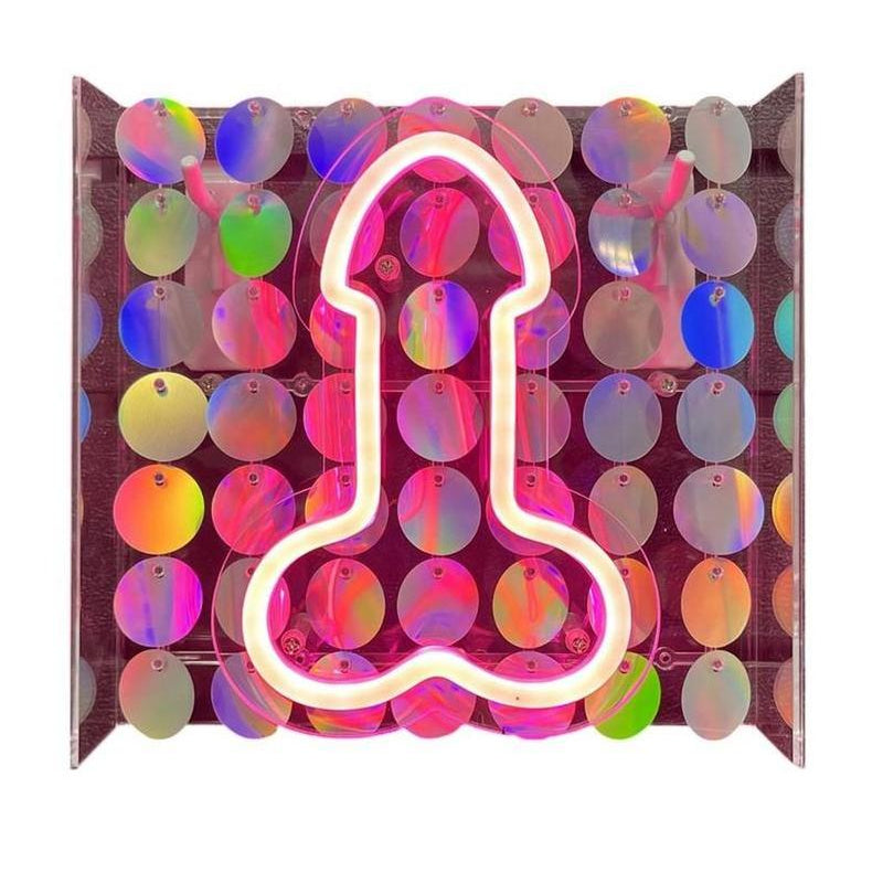 Neon Light Up Penis Sign