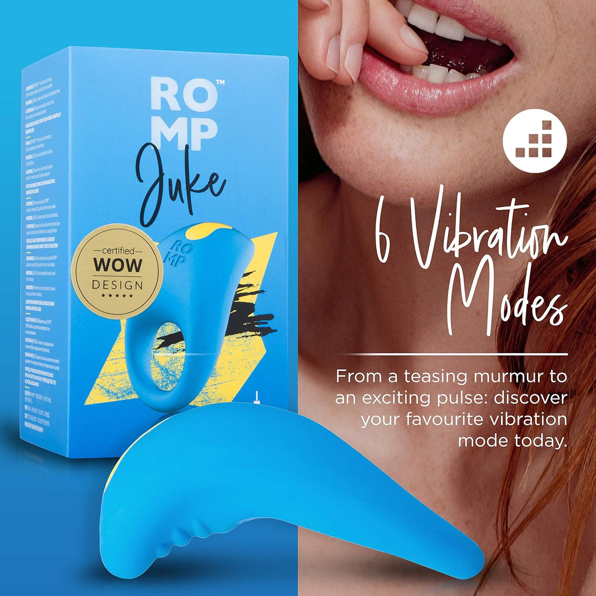 ROMP Juke Rechargeable Silicone Vibrating Penis Ring