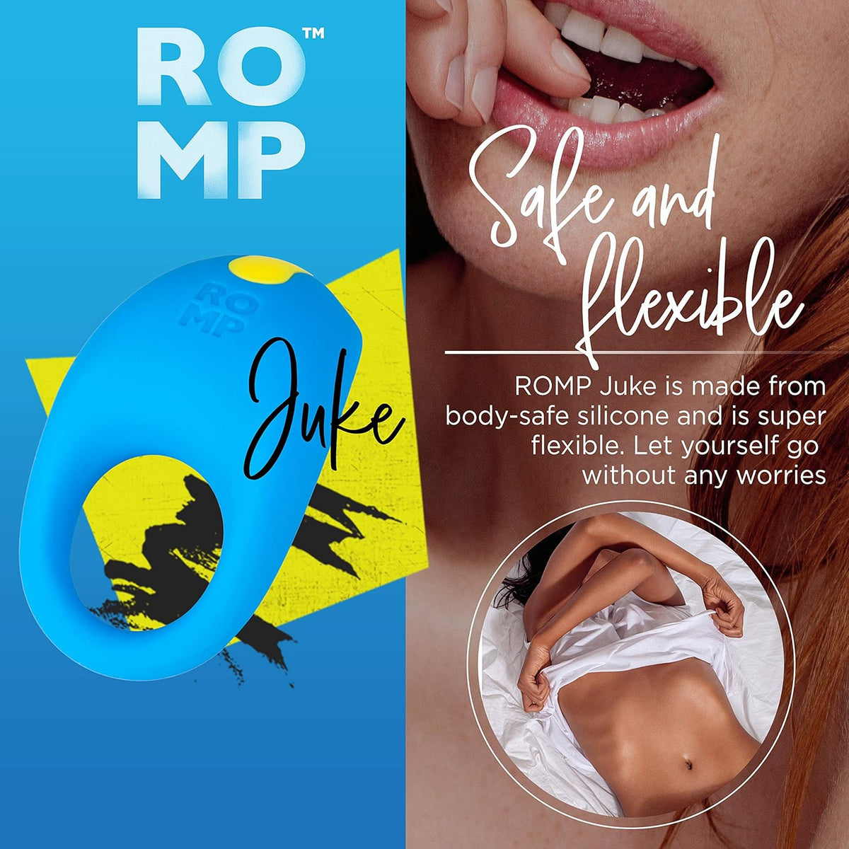 ROMP Juke Rechargeable Silicone Vibrating Penis Ring