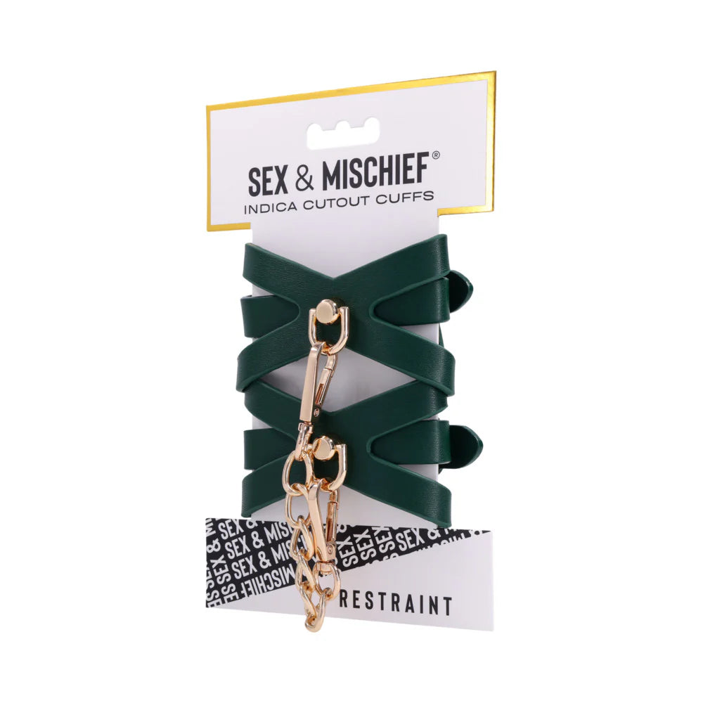 Sportsheets Sex & Mischief Indica Cutout Cuffs