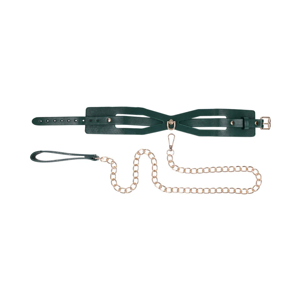 Sportsheets Sex & Mischief Indica Cutout Collar and Leash