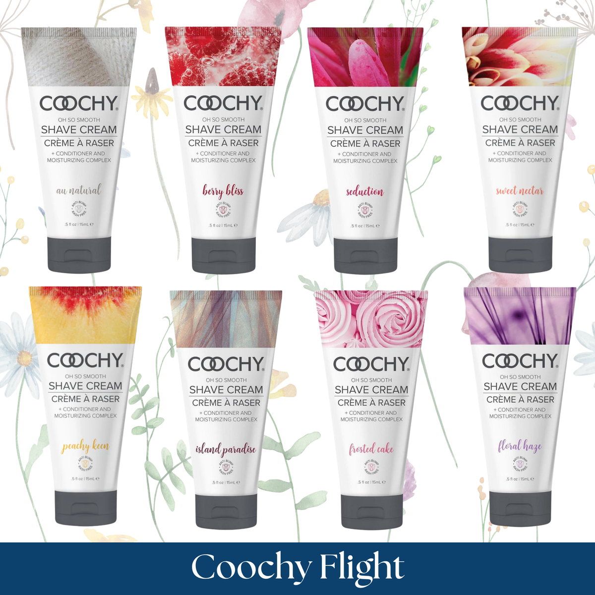 Coochy Shave Cream Sample Flight