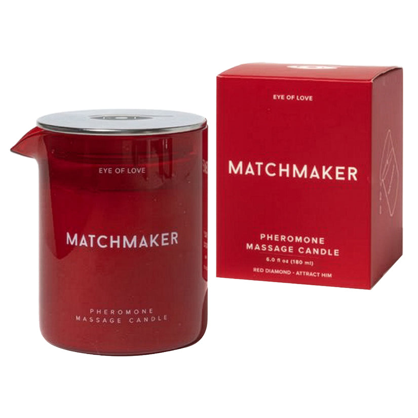 Eye of Love Matchmaker Red Diamond Massage Candle - Attract Him