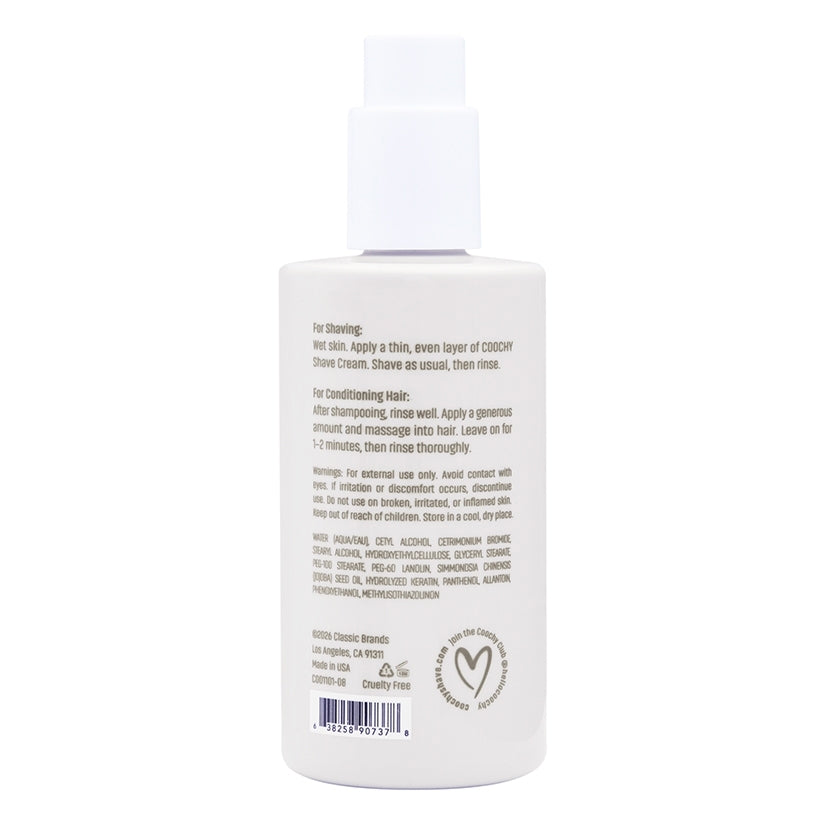 Coochy Shave Cream 8oz