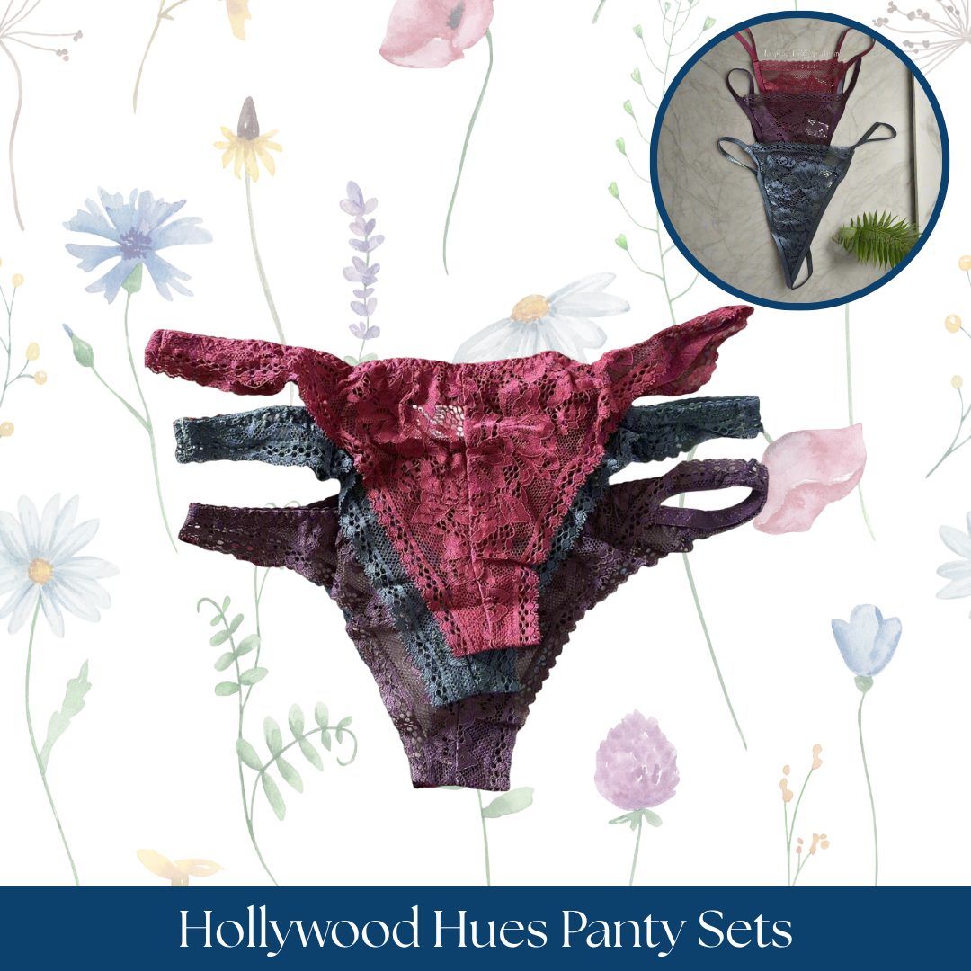 Hollywood Hues Panty Sets