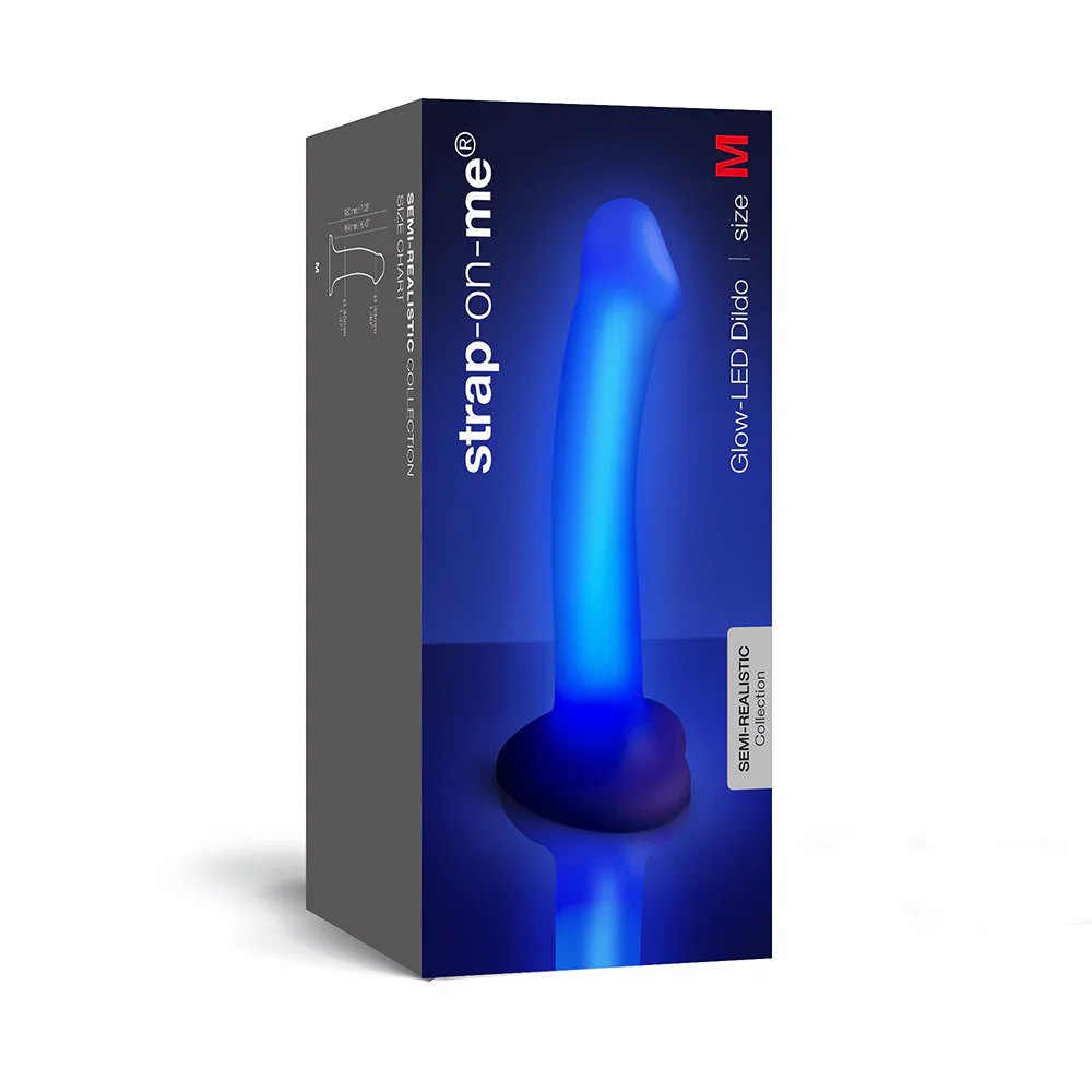 Strap-On-Me Glow-LED Dildo