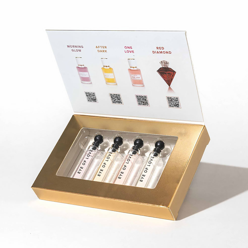 Eye of Love Pheromone Parfum Attract Him 4-Piece Sample Set