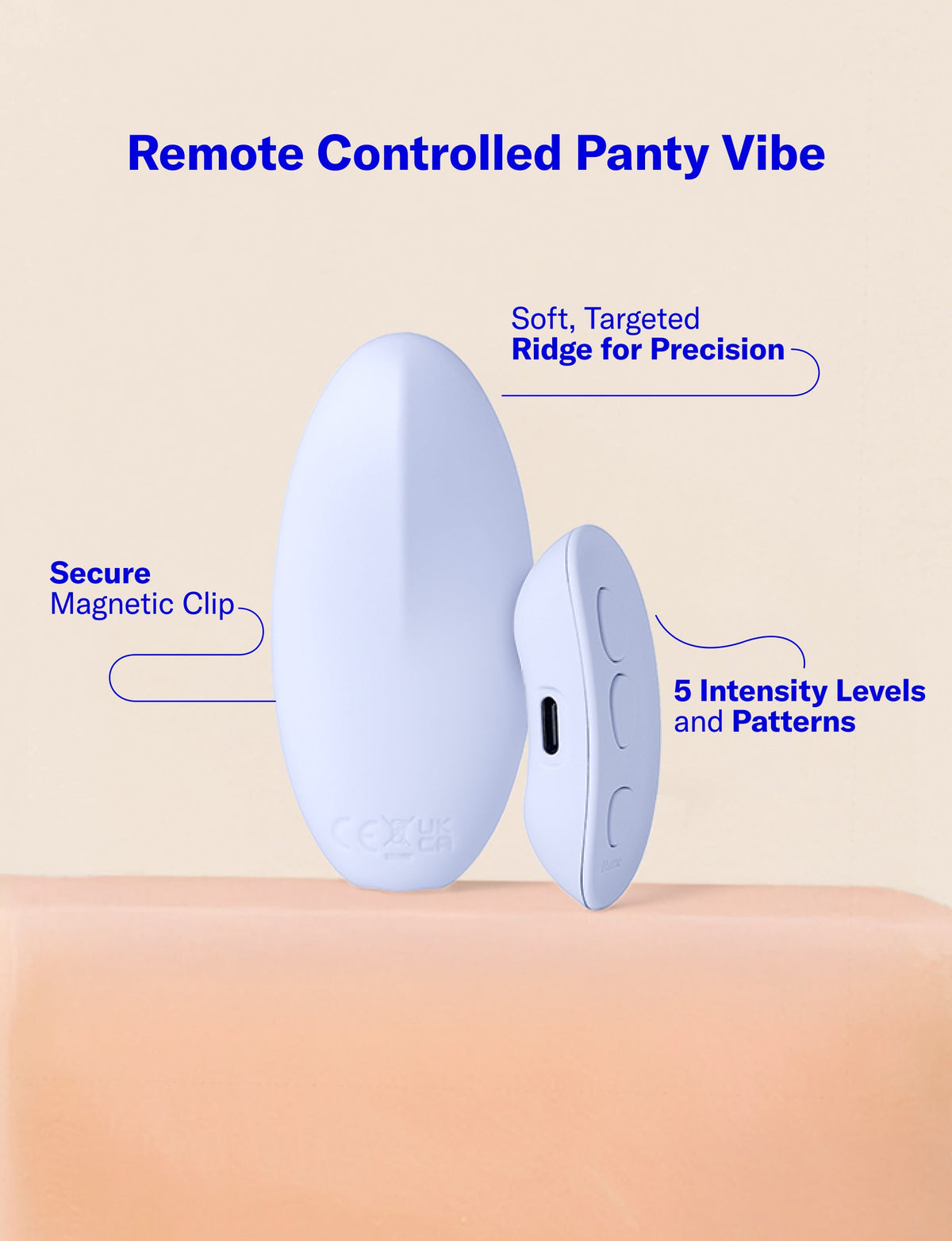 Dame Lay Panty Vibrator with Remote Control