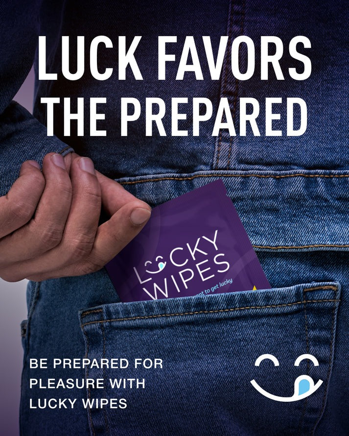 Sweetums Lucky Flavored Wipes 10-Pack - For Men