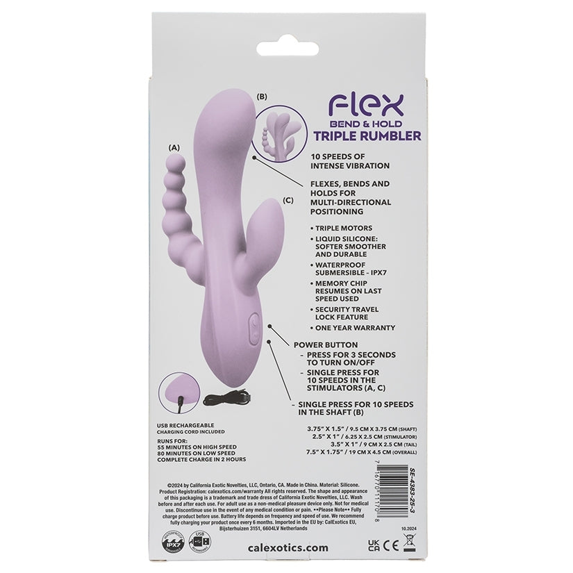 Flex Bend & Hold Triple Rumbler