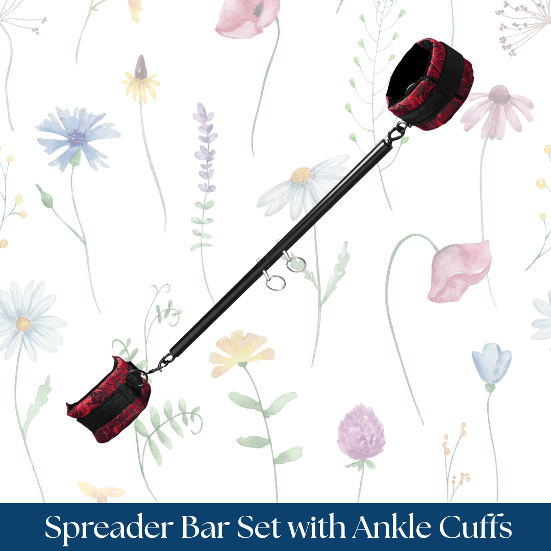 Rosegasm Spreader Bar Set with Ankle Cuffs