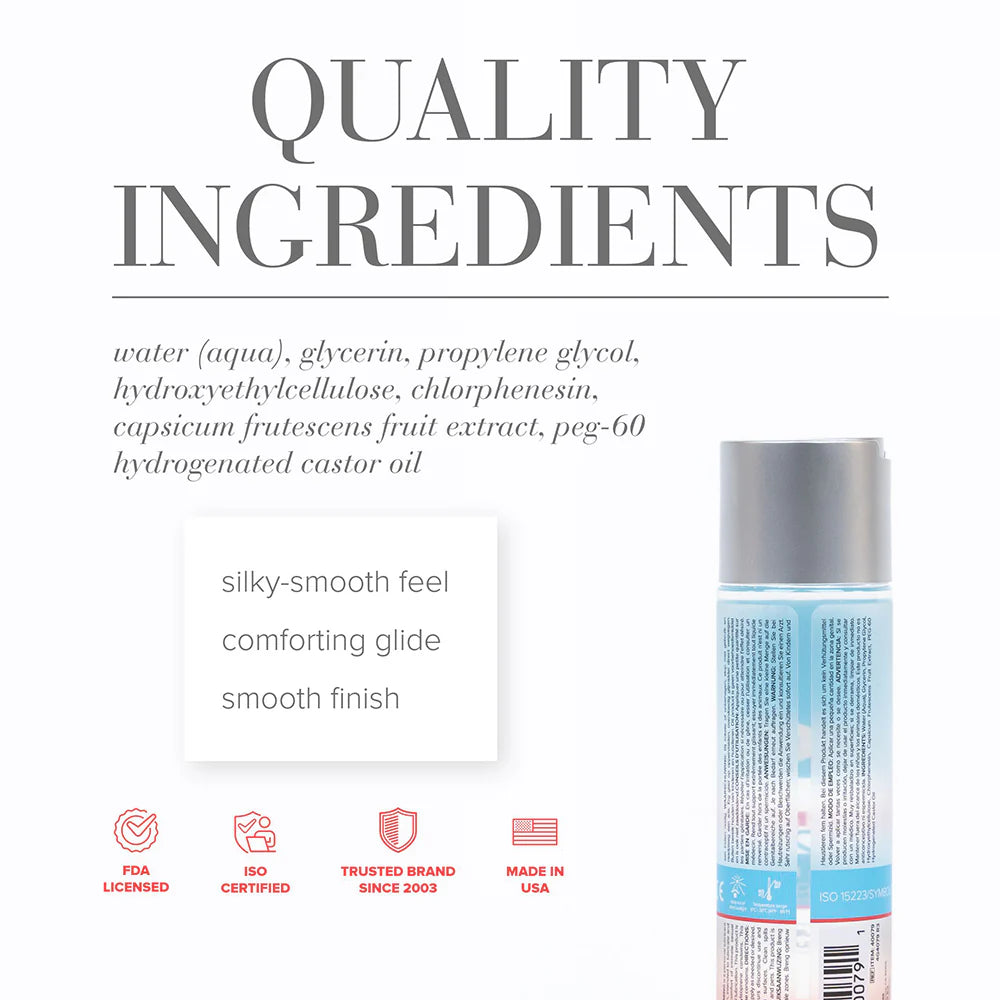 JO H2O Warming Water-Based Lubricant