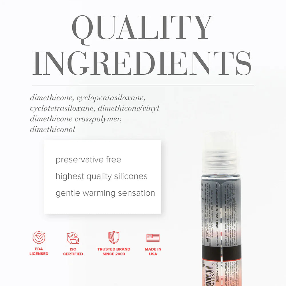 JO Premium Anal Warming Silicone-Based Lubricant