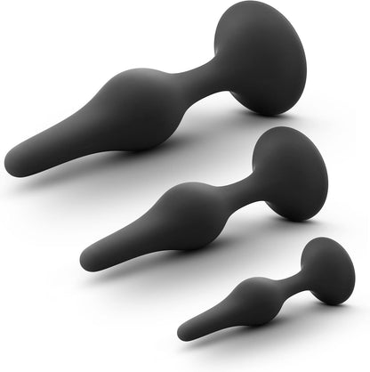 Anal Adventures Platinum Silicone Beginner Plug Kit