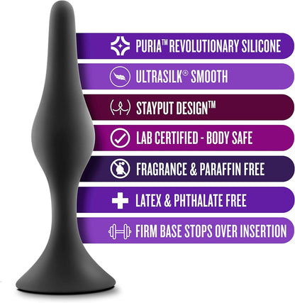 Anal Adventures Platinum Silicone Beginner Plug Kit