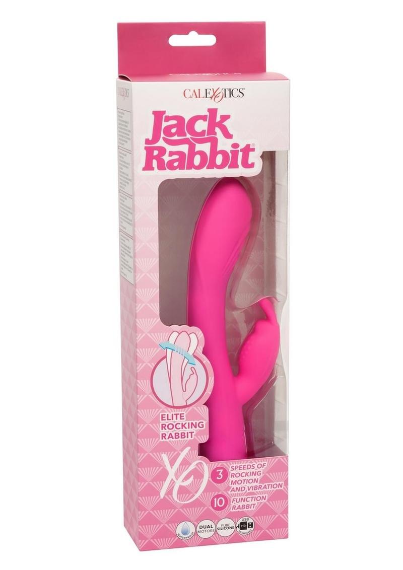Jack Rabbit Elite Rocking Rabbit Silicone Rechargeable Rabbit Vibrator