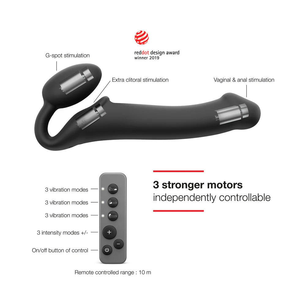 Strap-On-Me Remote-Controlled Bendable Strap-On
