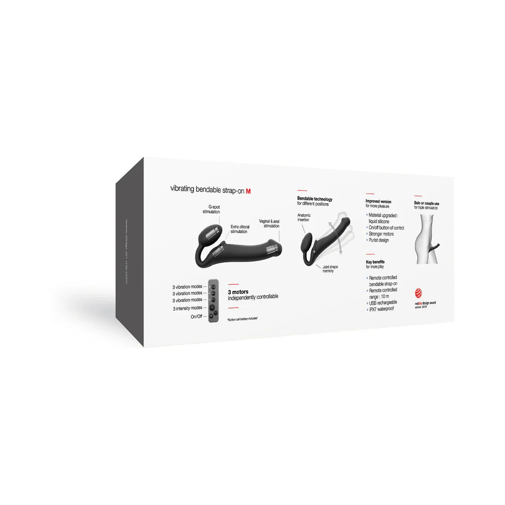 Strap-On-Me Remote-Controlled Bendable Strap-On