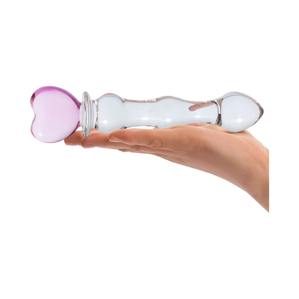 Glas 8" Sweetheart Glass Dildo