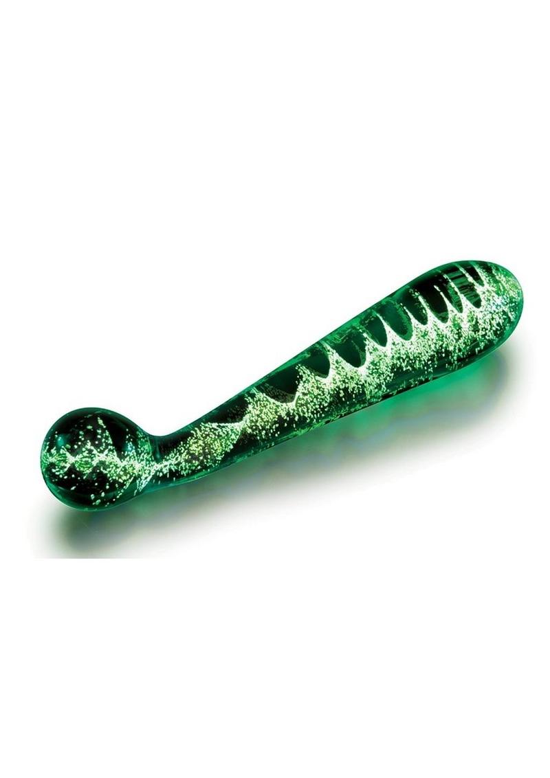 Firefly Glass G Spot Glow Wand-Clear Dildo