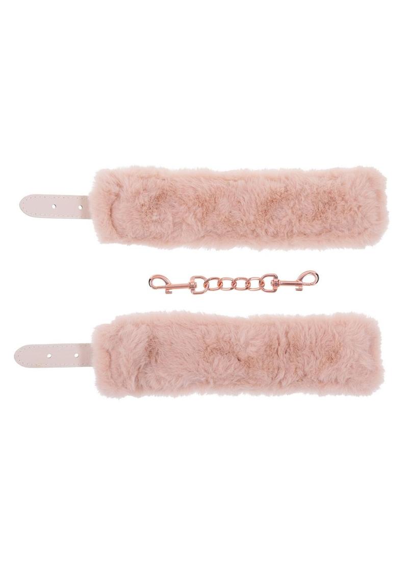 Sex & Mischief Peaches ‘n CreaMe Fur Handcuffs