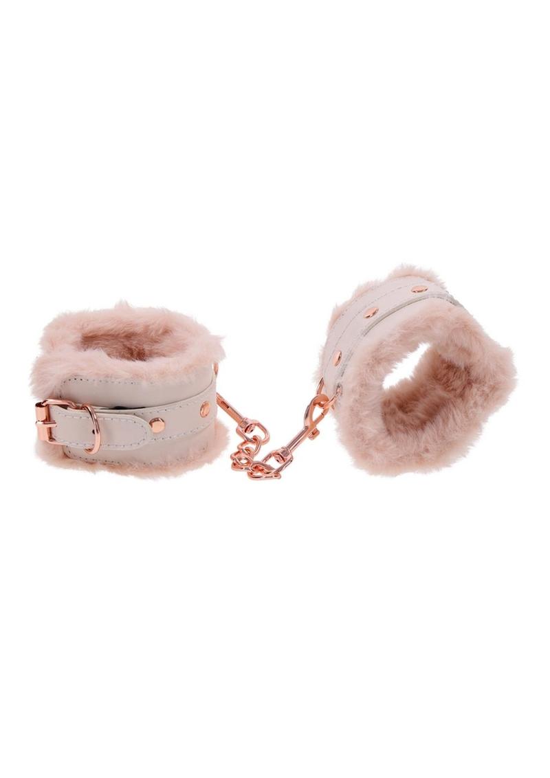 Sex & Mischief Peaches ‘n CreaMe Fur Handcuffs
