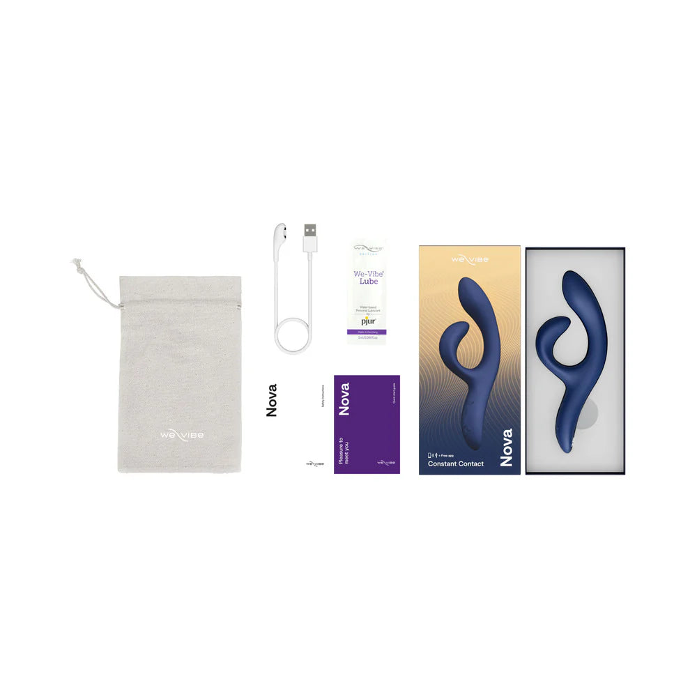 We-Vibe Nova 2 Rechargeable Flexible Silicone Rabbit Vibrator