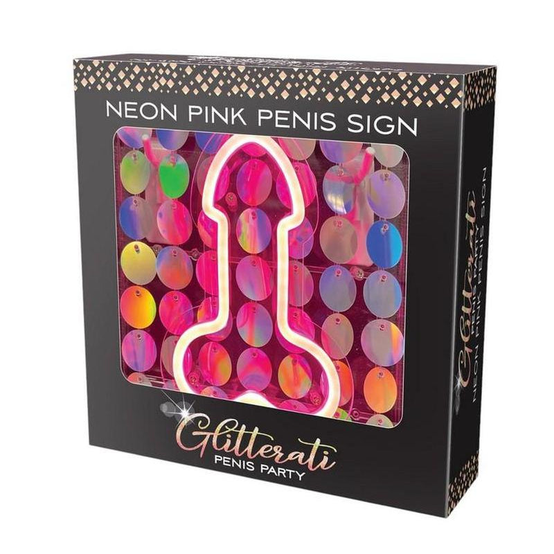 Neon Light Up Penis Sign