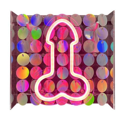 Neon Light Up Penis Sign