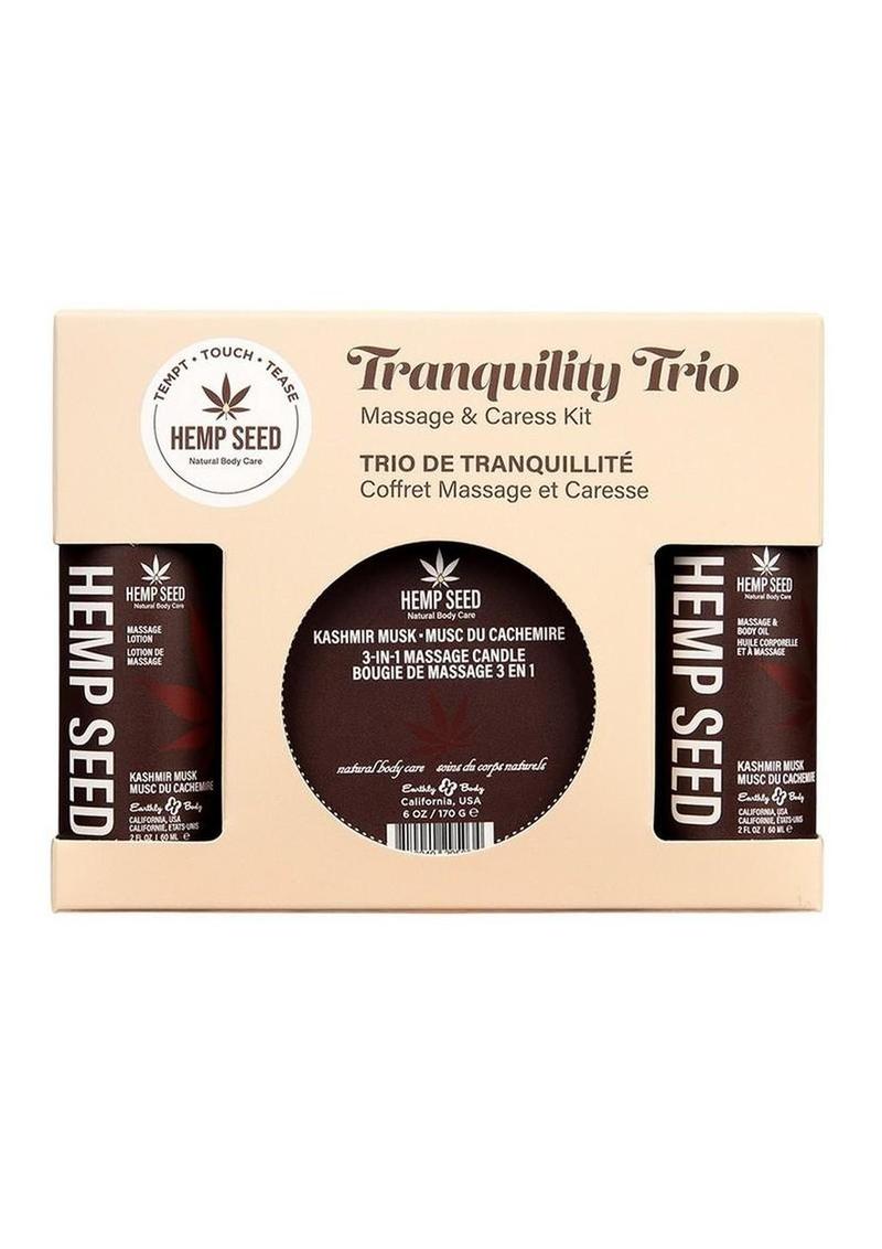 Earthly Body Hemp Seed Tranquility Trio Gift Set