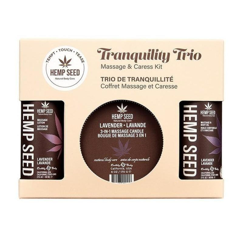 Earthly Body Hemp Seed Tranquility Trio Gift Set