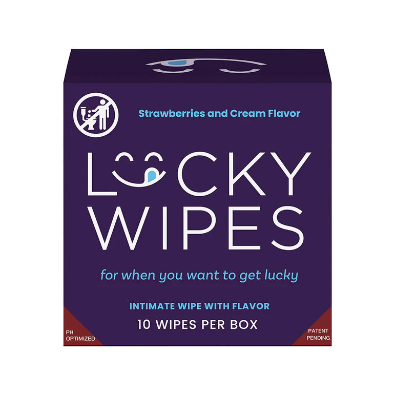 Sweetums Lucky Flavored Wipes 10-Pack - For Men
