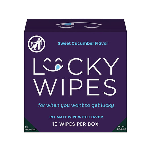 Sweetums Lucky Flavored Wipes 10-Pack - For Men