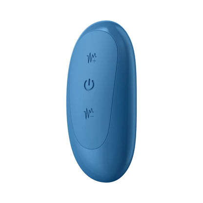 Luv Inc Ws38: Wavy Strap On Luv Vibe Blue