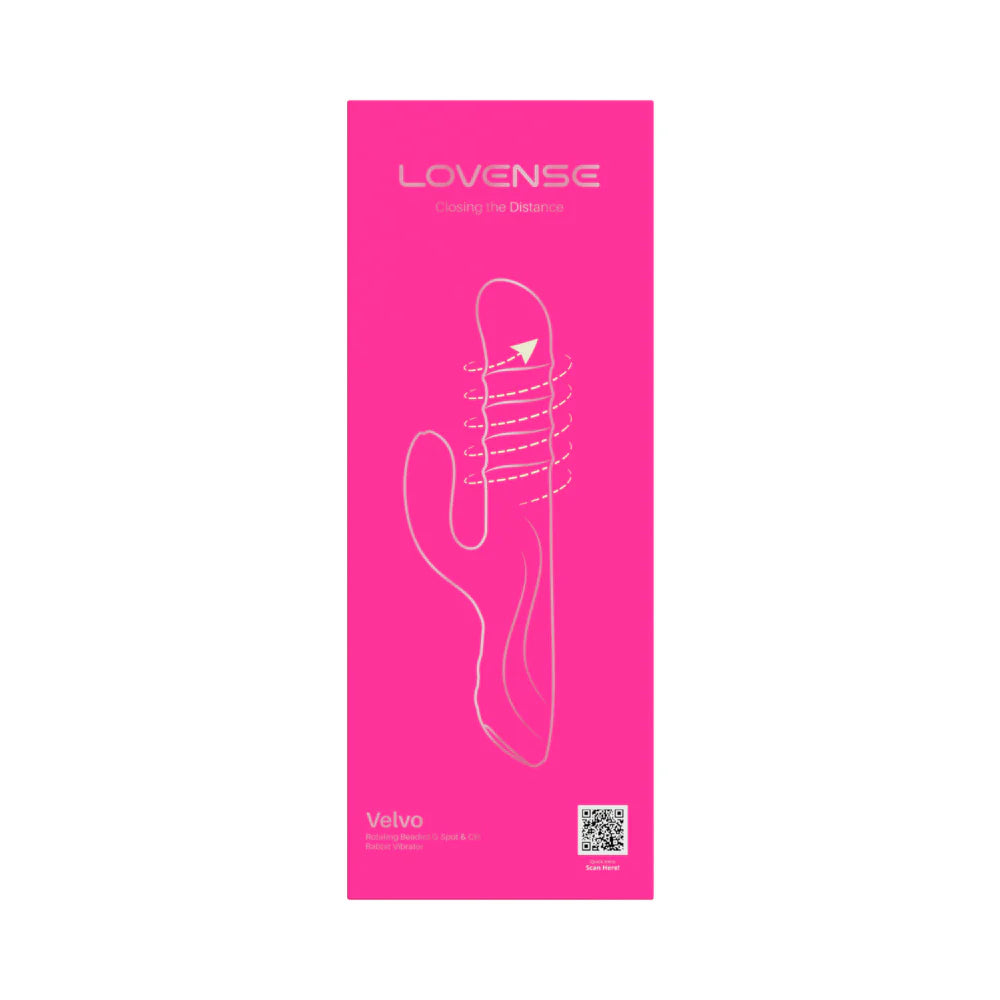 Lovense Velvo Rotating Beaded G-Spot & Clit Rabbit Vibrator