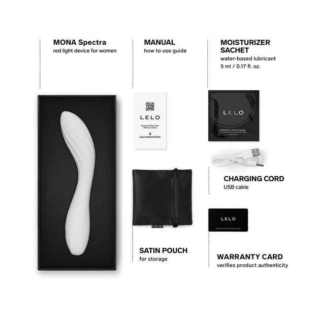 LELO Mona Spectra LED Light Therapy Massager