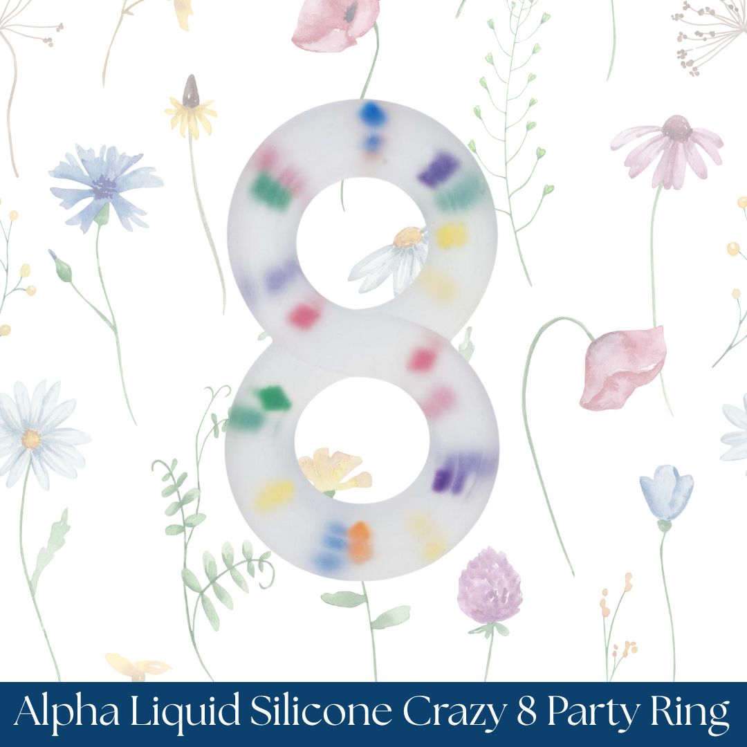 Alpha Liquid Silicone Crazy 8 Party Ring