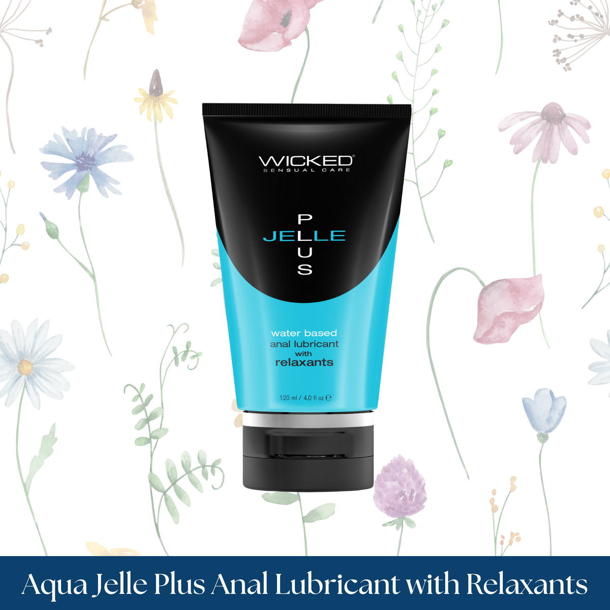 Wicked Aqua Jelle Plus Anal Lubricant with Relaxants