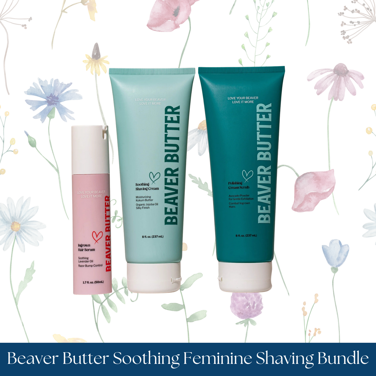 Beaver Butter Soothing Feminine Shaving Bundle