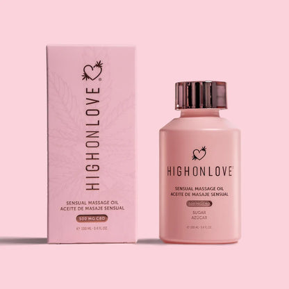HighOnLove Sensual Massage Oil Sugar High