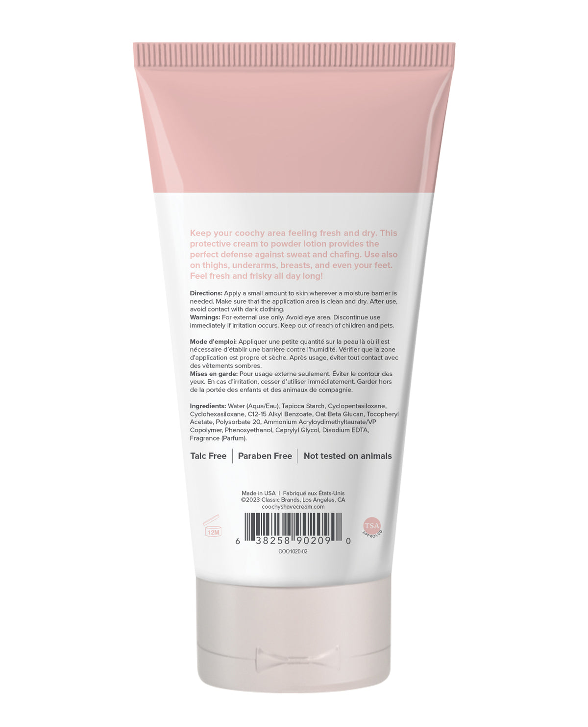 Sweat Defense Anti Chafe Cream