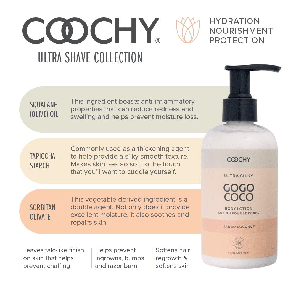 Coochy Ultra Gogo Coco Silky Body Lotion-Mango Coconut