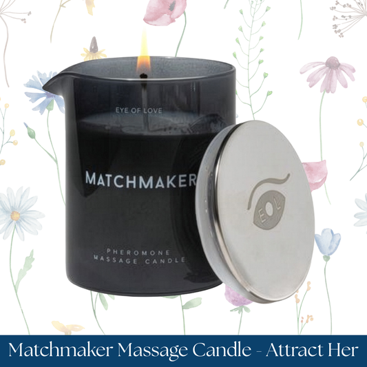 Eye of Love Matchmaker Black Diamond Massage Candle - Attract Her