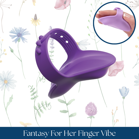 Fantasy For Her Rechargeable Adjustable Silicone Her Finger Vibe