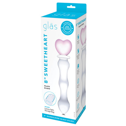 Glas 8" Sweetheart Glass Dildo
