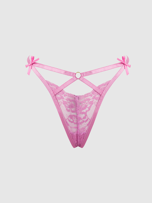 NATASHA LACE STRAPPY G-STRING