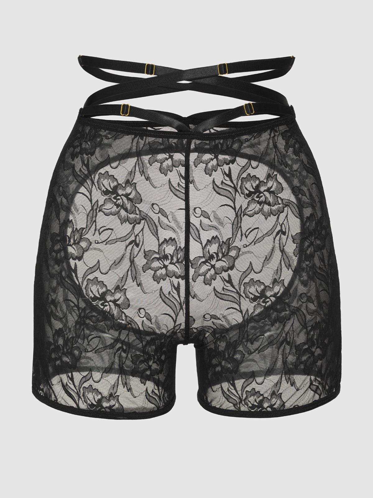 FLORA BACKLESS LACE BIKESHORT